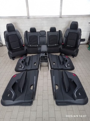 Сидіння заднє сидіння обшивки комплект renault talisman напівшкіра фото №1