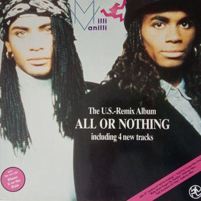 MILLI VANILLI , all or nothing , the us remix album