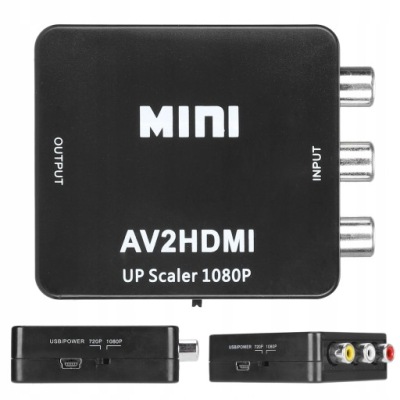 Adapter AV na HDMI Konwerter AV na HDMI