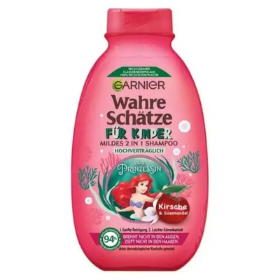 Garnier Wahre Schatze Kids szampon wiśnia, midały