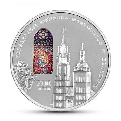 Moneta 50 złotych 2020 r. - 700-lecie kościoła Mariackiego w Krakowie