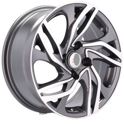 ALLOY WHEELS (TITANIUM) 16 FOR CITROEN BERLINGO III (B9) FACELIFT C-ELYSEE I FACELIFTING C2 I  