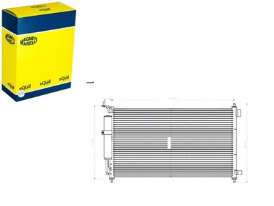 KONDENSATORIUS NISSAN JUKE F151.6 MAGNETI MARELLI 