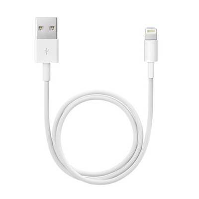 Kabel - USB na Lightning - 1 Metr BIAŁY