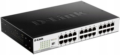 Switch 24-port D-Link DGS-1024D GIGABITOWY mocowanie szafa RACK 19