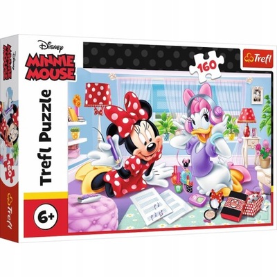 Puzzle 160 elementów Myszka Minnie Mini 15373 Trefl