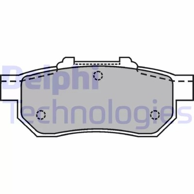 DELPHI LP1456 КОМПЛЕКТ КОЛОДОК ТОРМОЗНЫХ, ТОРМОЗА