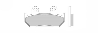 ZAPATAS DE FRENADO GALFER KH121/KH203 HONDA CBR 600F  