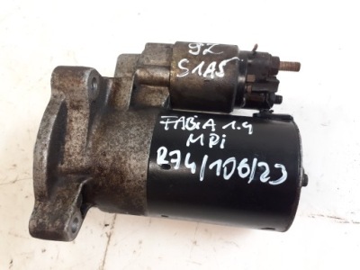 Стартер skoda fabia 1 1,4mpi 9 зубів фото №1