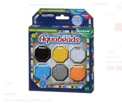 Aquabeads Zestaw Uzupełniający Koraliki 1150