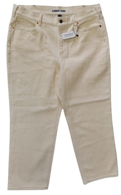 Land's spodnie jeansowe kremowe maxi 50 NOWE