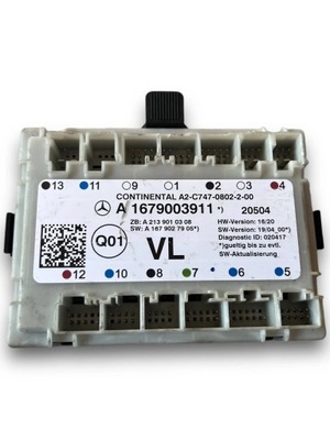 Mercedes w167 блок управления дверь 1679003911 m фото №1