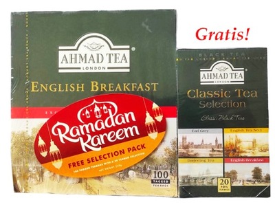 Herbata Ahmad Tea English Breakfast 100 gratis!