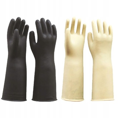 Gumowe rękawice lateksowe Rękawiczki o długości 60