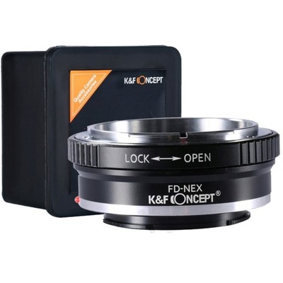 K&F ADAPTER CANON FD na SONY NEX E-MOUNT A6000 A6300 A6500 A7S A7R III