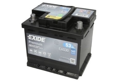 АККУМУЛЯТОР EXIDE 12V 53AH/540A PREMIUM P+