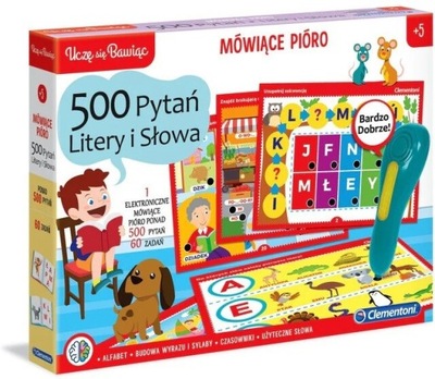 Mowiace pioro 500 Pytan Litery i Slowa