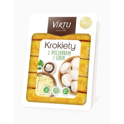 Virtu Krokiety z pieczarkami i serem 400 g