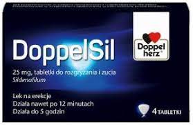 DoppelSil, 25 mg 4 tabletki sildenafil potencja