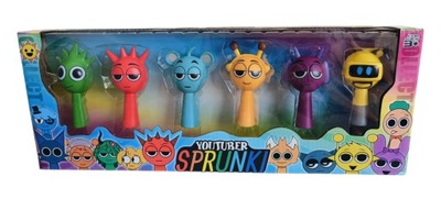 Zestaw Figurki Sprunki 6 sztuk HIT