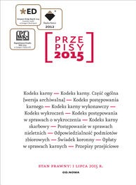 Przepisy 2015 Zbiór karny