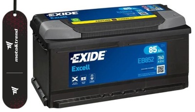 АКУМУЛЯТОР EXIDE EXCELL P+ 85AH/760A EB852