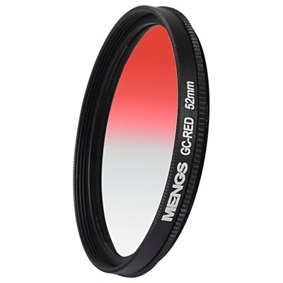 Filtr Obiektywu Canon Nikon Sony Fuji 52mm RED