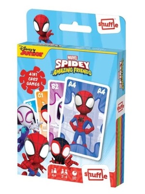 KARTY Gra karciana SPIDEY Shuffle 4w1 33 szt.