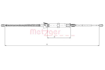 METZGER CABLE DE FRENADO DE MANO  