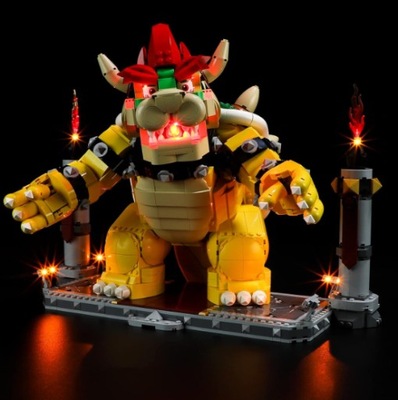 LIGHTAILING Lampa do Lego 71411 The Mighty-Bowser oświetlenia LED kompatybi