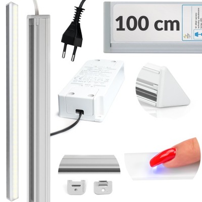 PANEL LED OŚWIETLENIOWY LISTWA POD SZAFKI 100cm