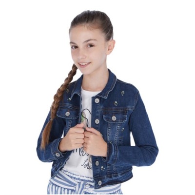 Kurtka jeansowa dziewczynka Mayoral 6461- 44 r.157