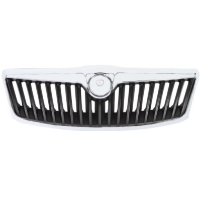 Решётка радиатора решётка радиатора skoda octavia ii 04-13 фото №1
