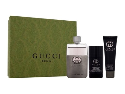 Gucci Guilty Pour Homme Woda Toaletowa 90ml + Deostick 75ml + Żel 50ml