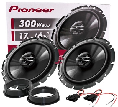 PIONEER SPEAKERS TWO-SIDED VW BORA GOLF 4 5 6 JETTA BEETLE LUPO SCIROCCO  