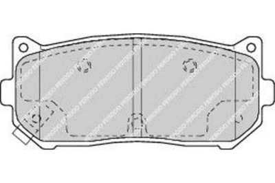 Ferodo гальмівні колодки гальмівні kia carens i carens ii cer фото №1
