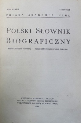 Polski słownik biograficzny Zeszyt 133