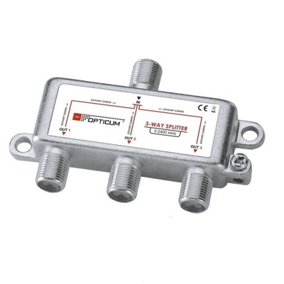 Rozgałęźnik Splitter Antenowy OPTICUM 3 WAY