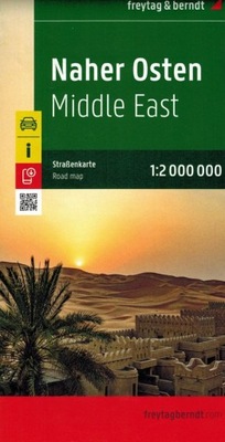 BLISKI WSCHÓD MAPA SAMOCHODOWA FREYTAG BERNDT