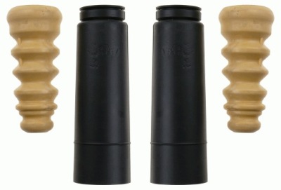 4x захист + відбійники задня ford fiesta iv 2008-2017 , transit courier 2014-2023 фото №1