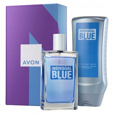 AVON Zestaw upominkowy Individual Blue _ W PUDEŁKU PREZENTOWYM