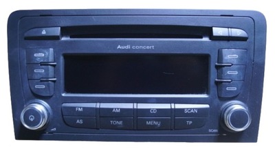 Радіо cd audi concert audi a3 8p lift 8p0035186p фото №1