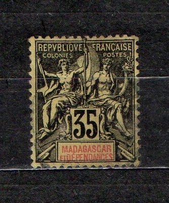 Francja-Madagaskar-1906 Mi 47