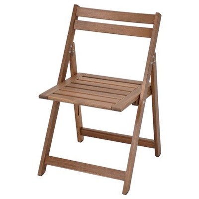 IKEA NAMMARO Krzesło ogrodowe składanE jasnobrązY