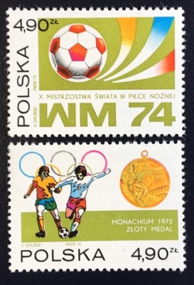 Fi 2168-69 ** 1974 - X Mistrzostwa Świata w piłce