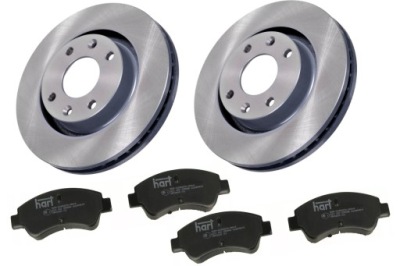 Тормозные диски тормозные колодки peugeot 207 208 2008 301 307 1007 фото №1