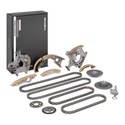 Набір ланцюга розподільного валу ridex 1389t0194 do audi a6 avant 4f5, c6 фото №1