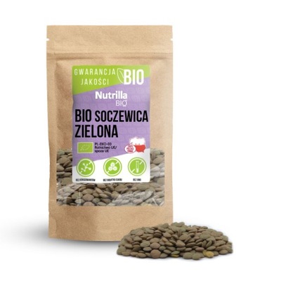 Soczewica zielona 1kg BIO - EKOLOGICZNA