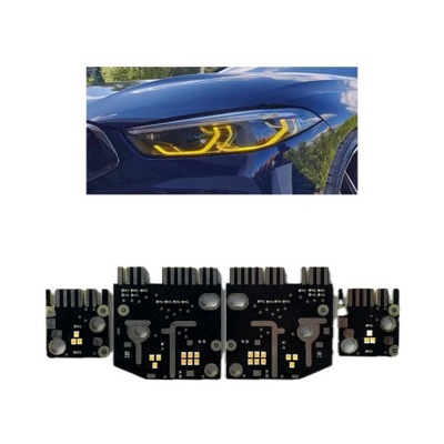 Модулі csl yellow drl do bmw 8 g14/g15/g16, m8 f91/f92/f93 led/laser фото №1