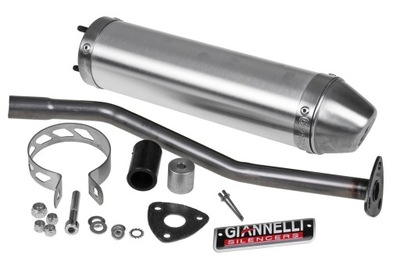 SILENCIADOR GIANNELLI ENDURO ALUMINIO DERBI SENDA  